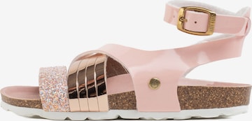 Bayton Sandaler 'Fadette' i pink: forside