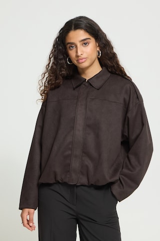 ICHI Between-season jacket 'KEISHA' in Brown: front