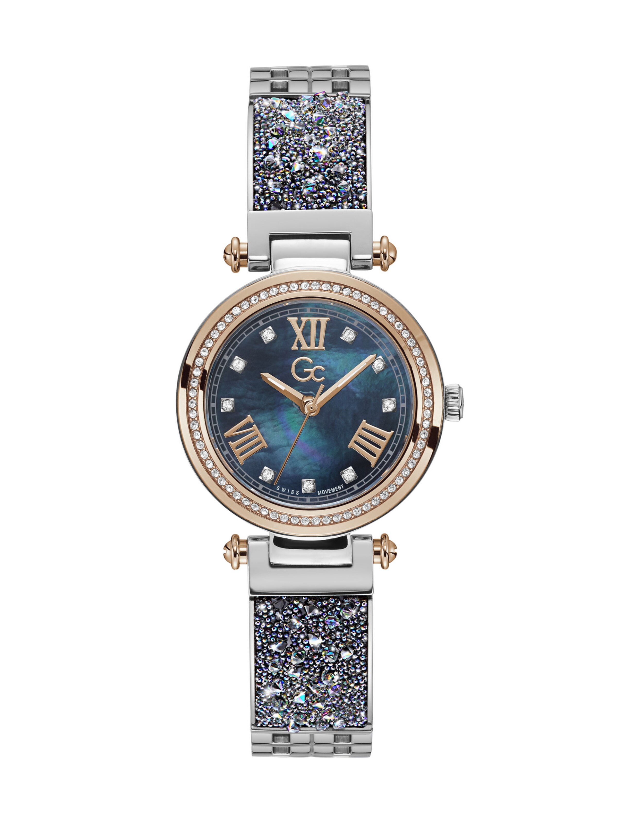 Gc Analoguhr 'Gc PrimeChic' in Blau: Vorderseite