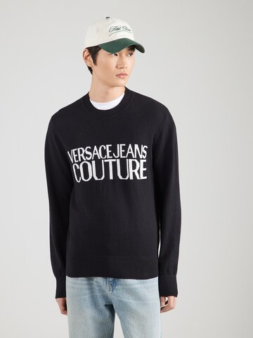 Versace Jeans Couture Tröja i svart: framsida