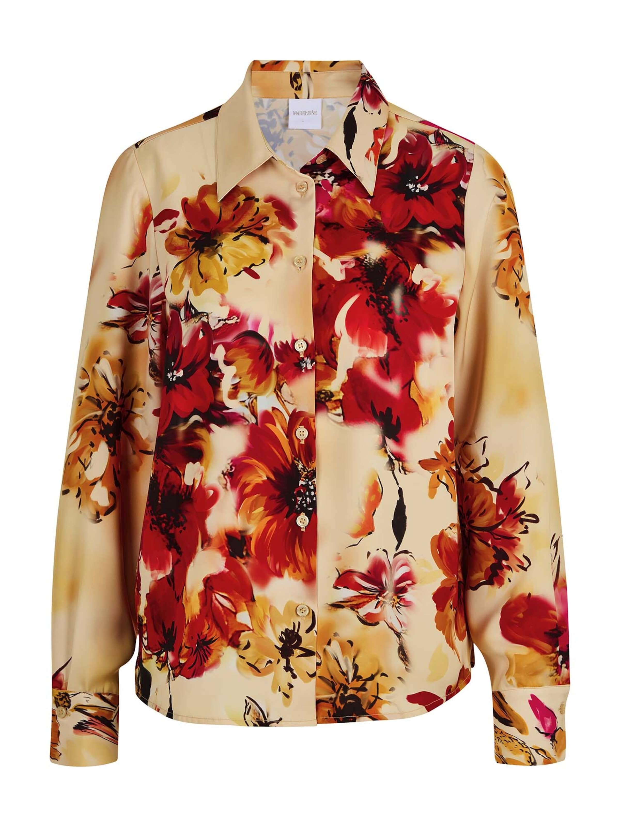 MADELEINE Blouse in Oranje: voorkant