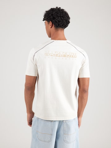 Tricou 'S-REFLECT' de la NAPAPIJRI pe alb