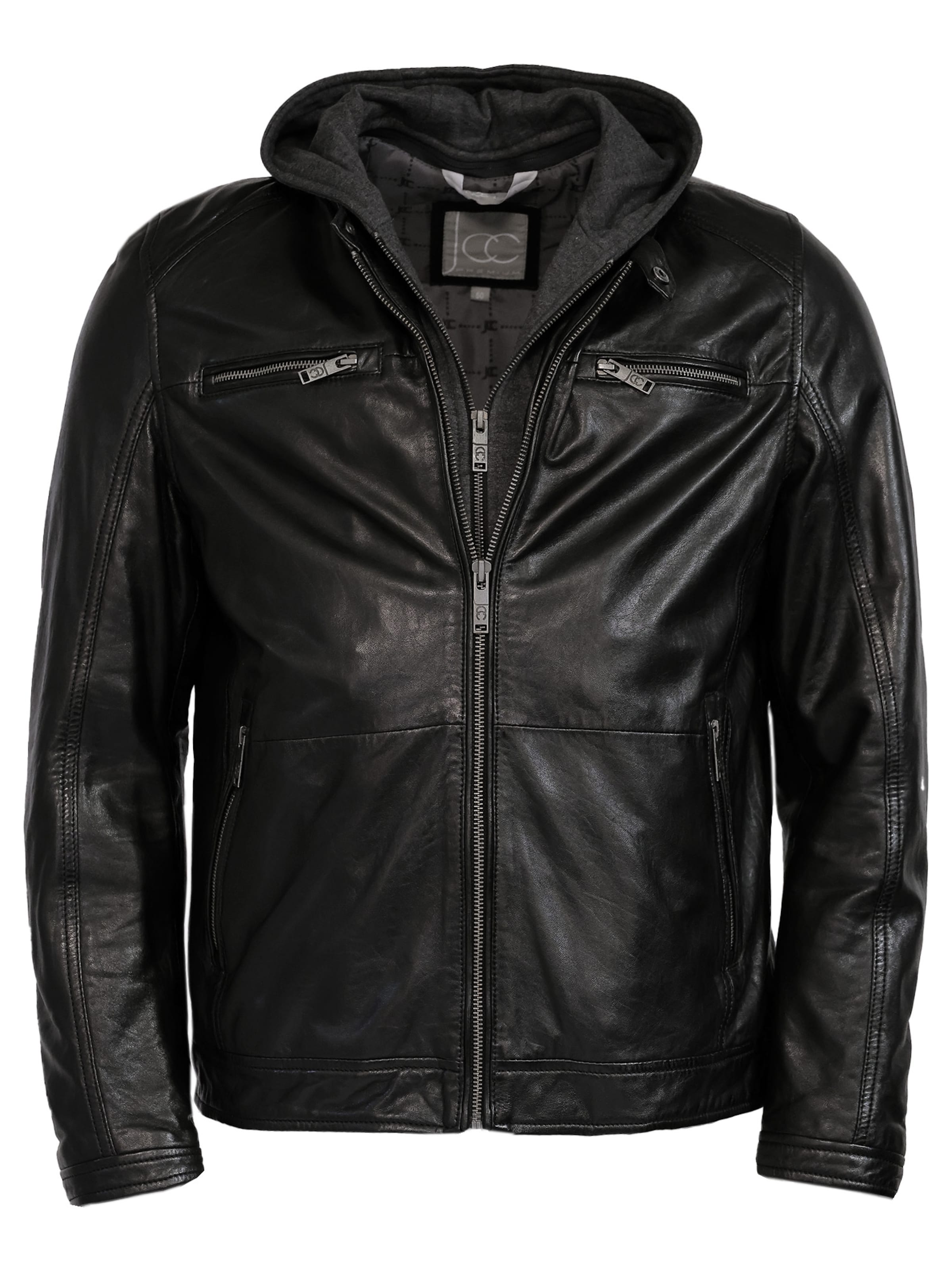 JCC Tussenjas in Zwart: voorkant