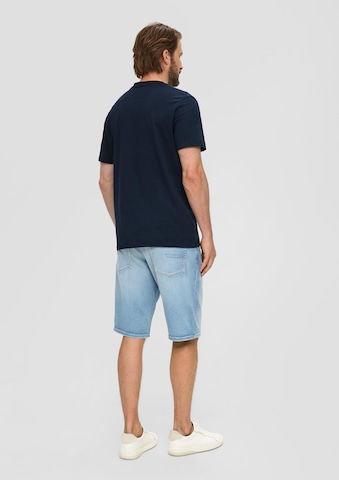 T-Shirt s.Oliver en bleu : derrière
