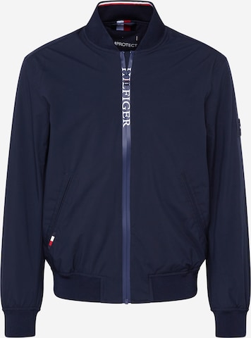 TOMMY HILFIGER Tussenjas in Blauw: voorkant