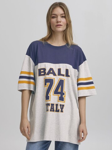 Ball Rundhalsshirt ' BAADAMS ' in Blau