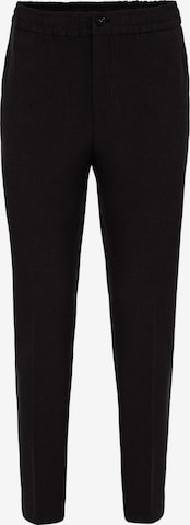 Antioch Regular Trousers with creases in Black: front