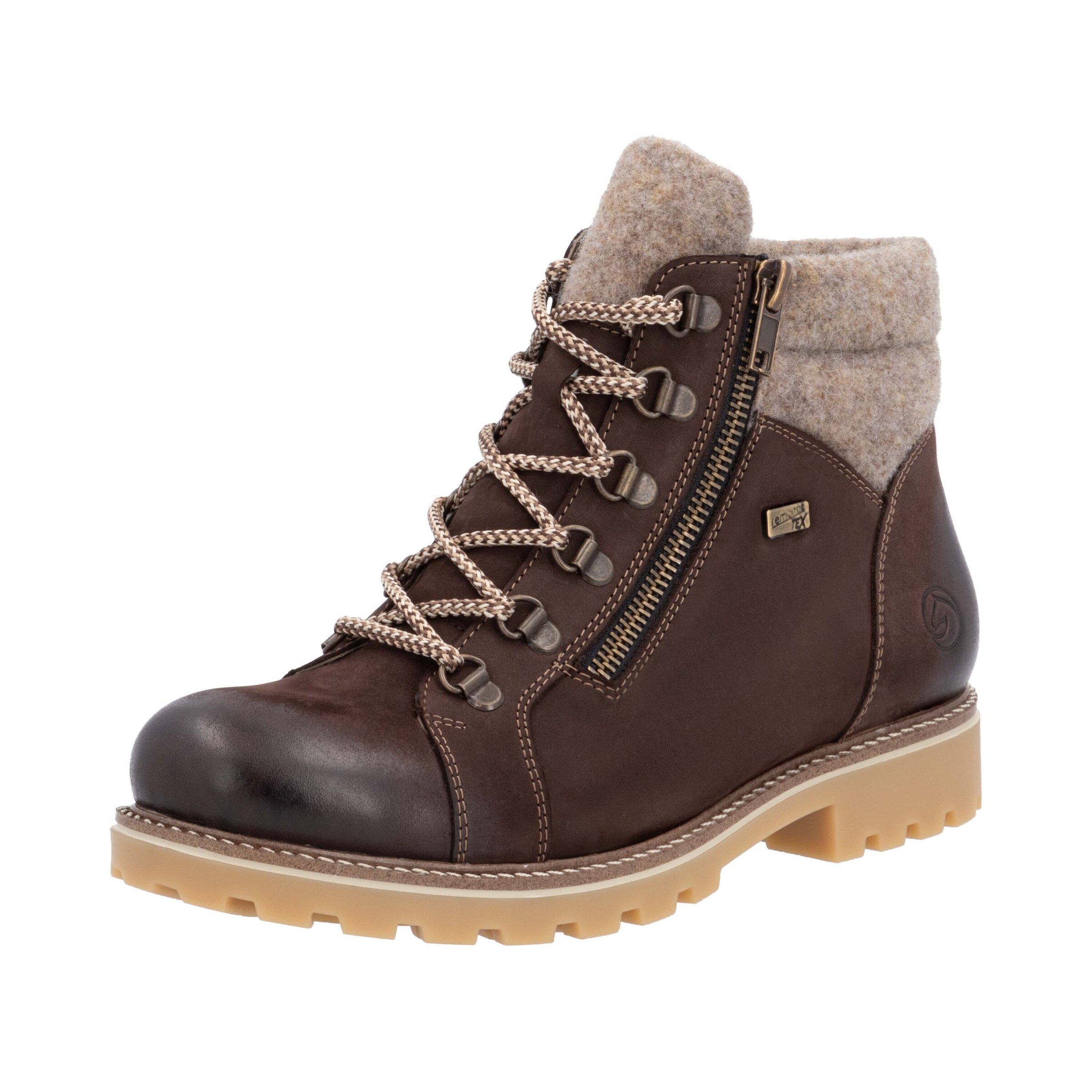 REMONTE Boots  ' D7478 ' in Braun: Vorderseite