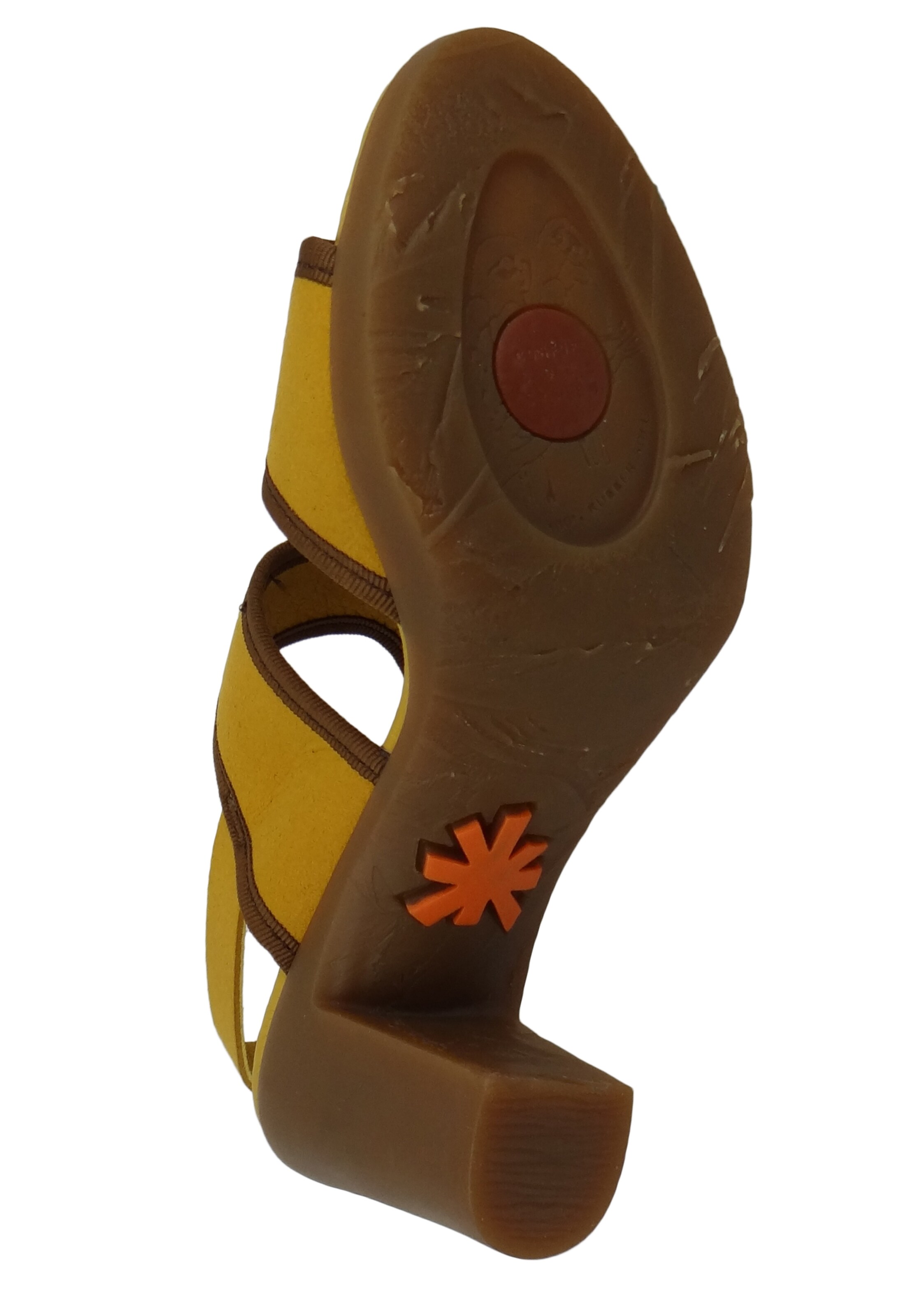 Sandales à lanières 'Rio' ART en jaune