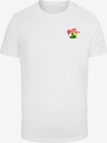T-Shirt 'Mojito Magic' Mister Tee en blanc : devant
