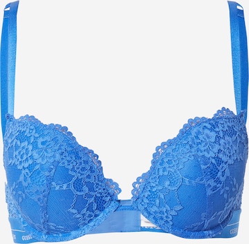 Push-up Soutien-gorge GUESS en bleu : devant