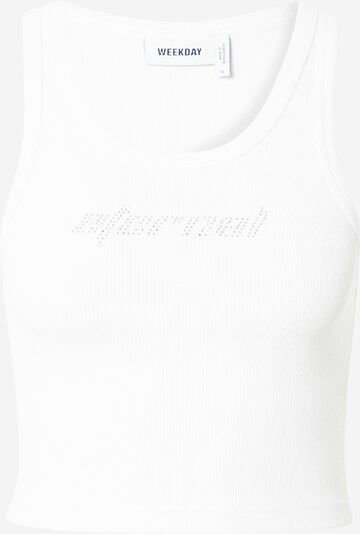 WEEKDAY Top in weiß, Produktansicht