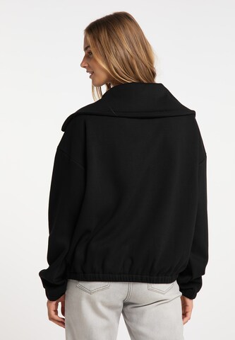 MYMO Sweatjacke in Schwarz