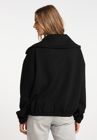 MYMO Sweatjacke in Schwarz