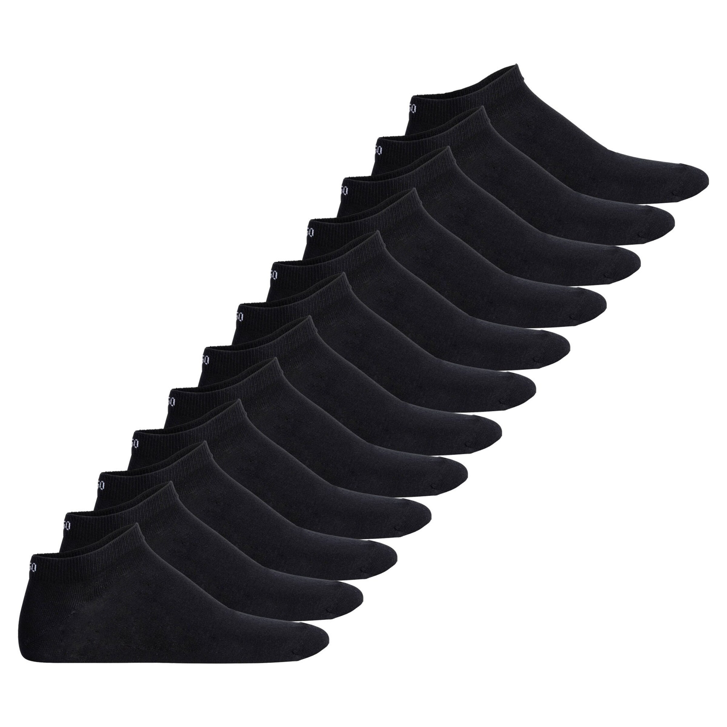 Chaussettes HUGO en noir : devant