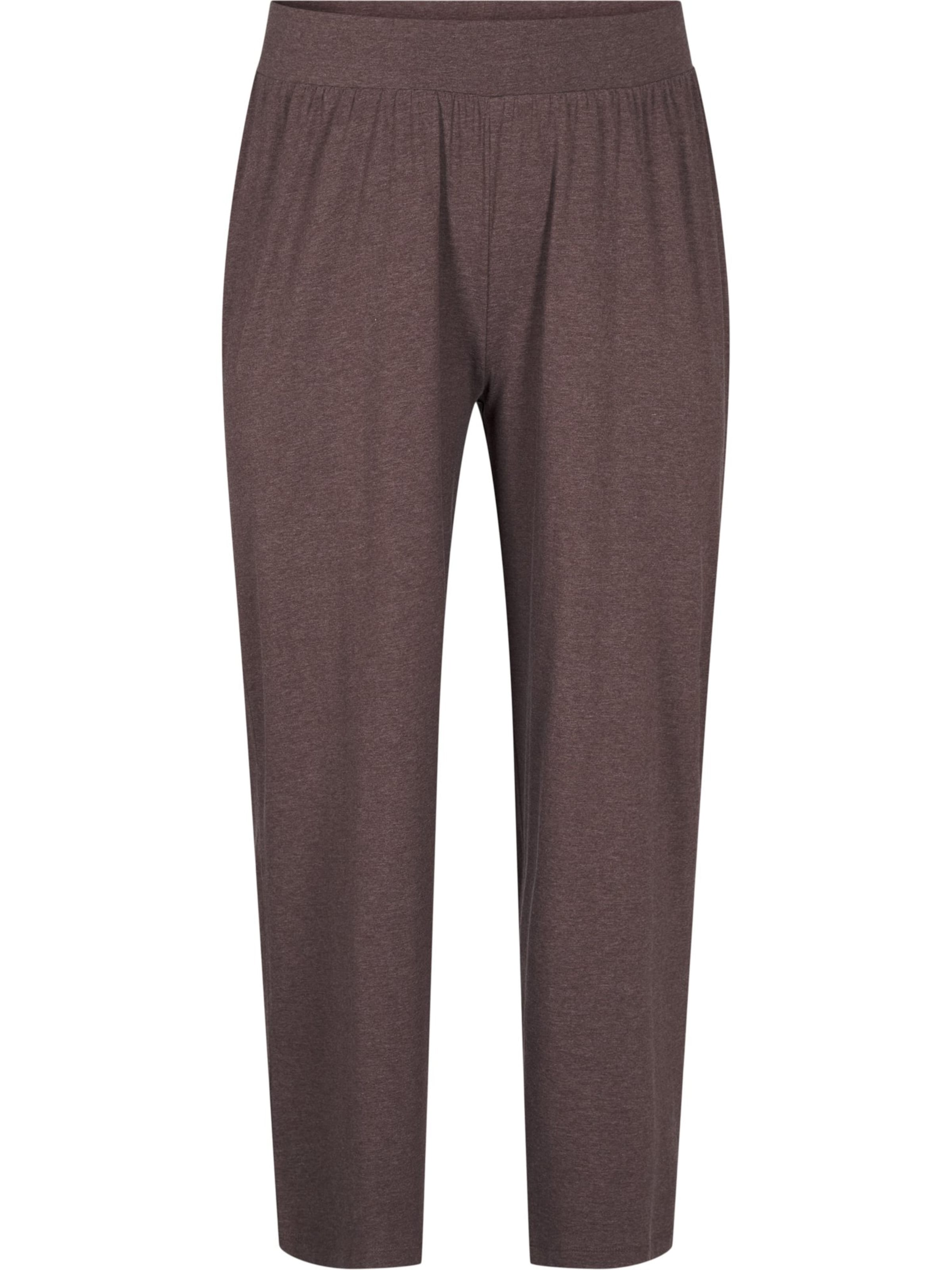 Zizzi regular Bukser 'Mkarla' i brun: forside