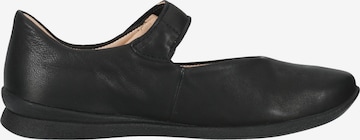 THINK! Ballet Flats with Strap in Black