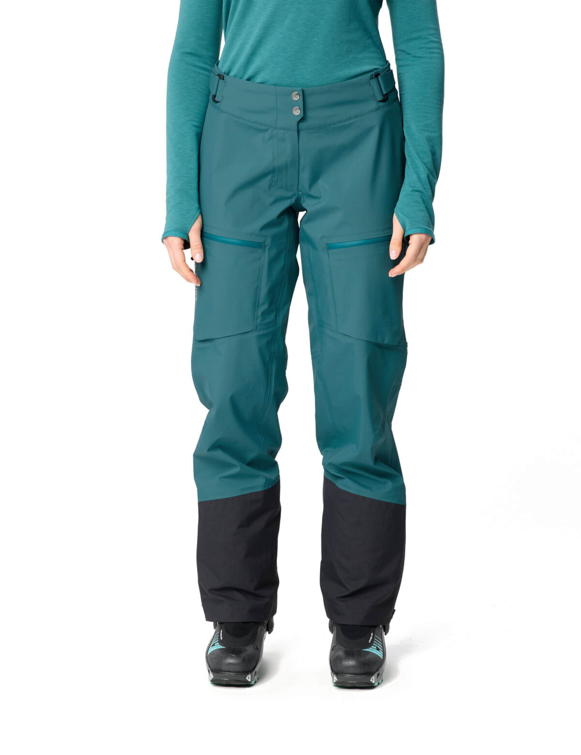VAUDE Regular Sports trousers 'Monviso II' in Blue: front