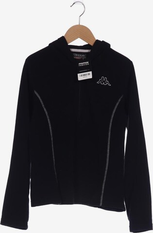 KAPPA Sweatshirt & Zip-Up Hoodie in M in Black: front