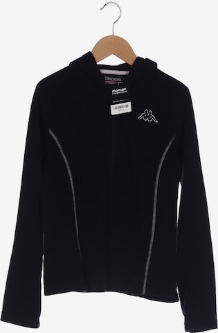 KAPPA Sweatshirt & Zip-Up Hoodie in M in Black: front