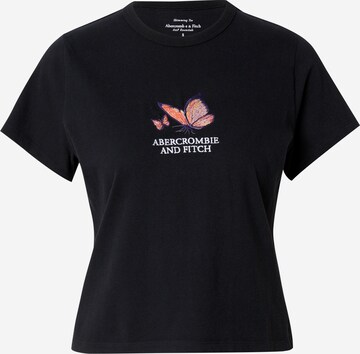 T-shirt Abercrombie & Fitch en noir : devant