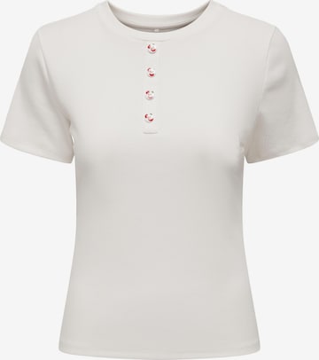 balta ONLY Marškinėliai 'ANNA': priekis