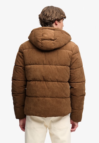 Superdry & Co Winter jacket 'Premium' in Brown
