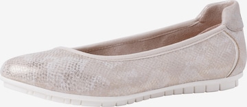 s.Oliver Ballet Flats in Beige: front