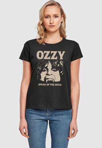 Merchcode T-Shirt 'Ozzy Osbourne - Speak Of The Devil' in Schwarz: Vorderseite