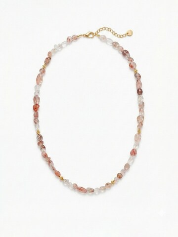 Nemomatheo Necklace 'True Self – Handgefertigte Boho-Kette' in Pink