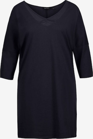 Ulla Popken Noční košilka 'Nightgown' – černá: přední strana