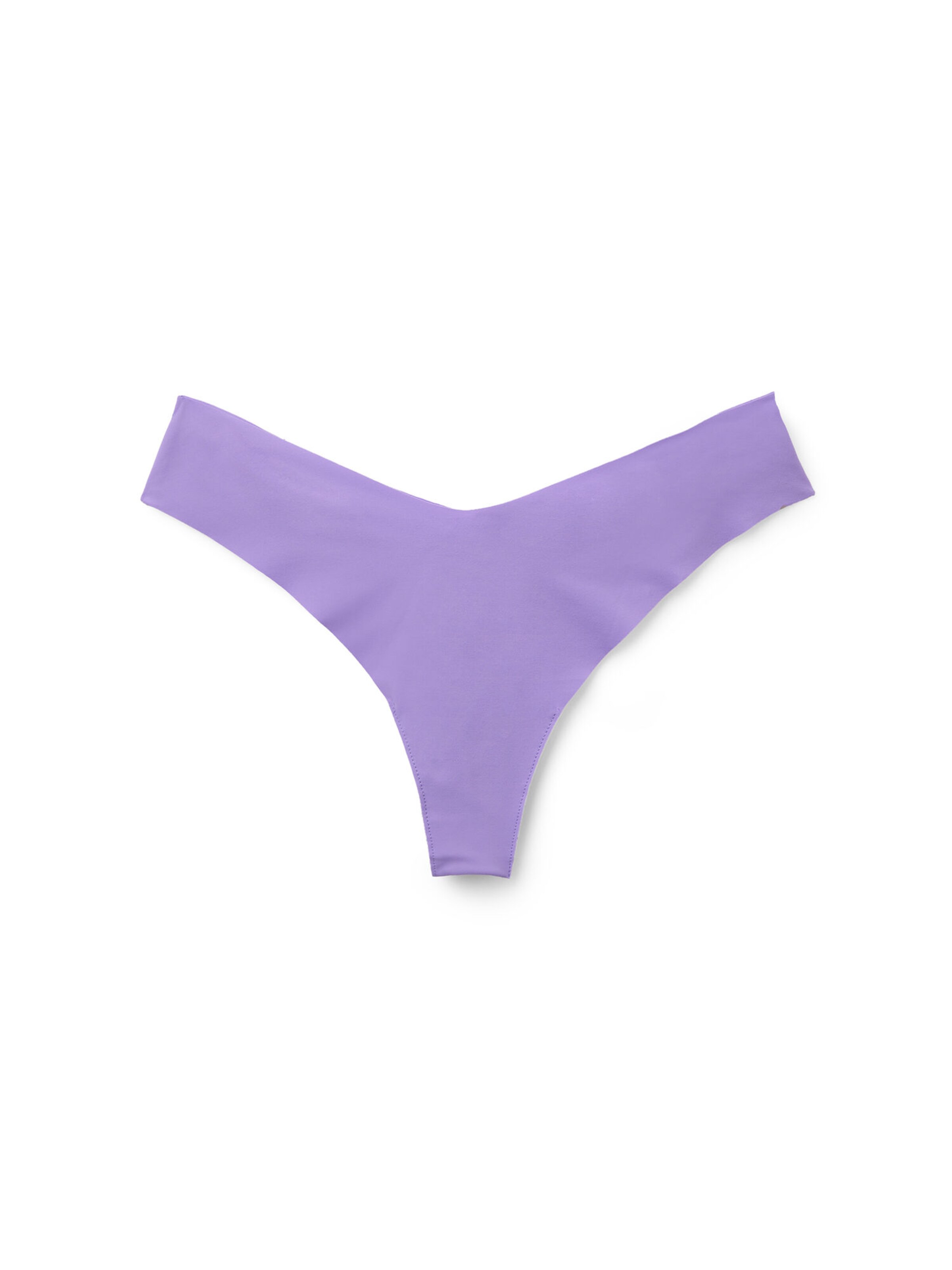 Tezenis Thong in Purple: front