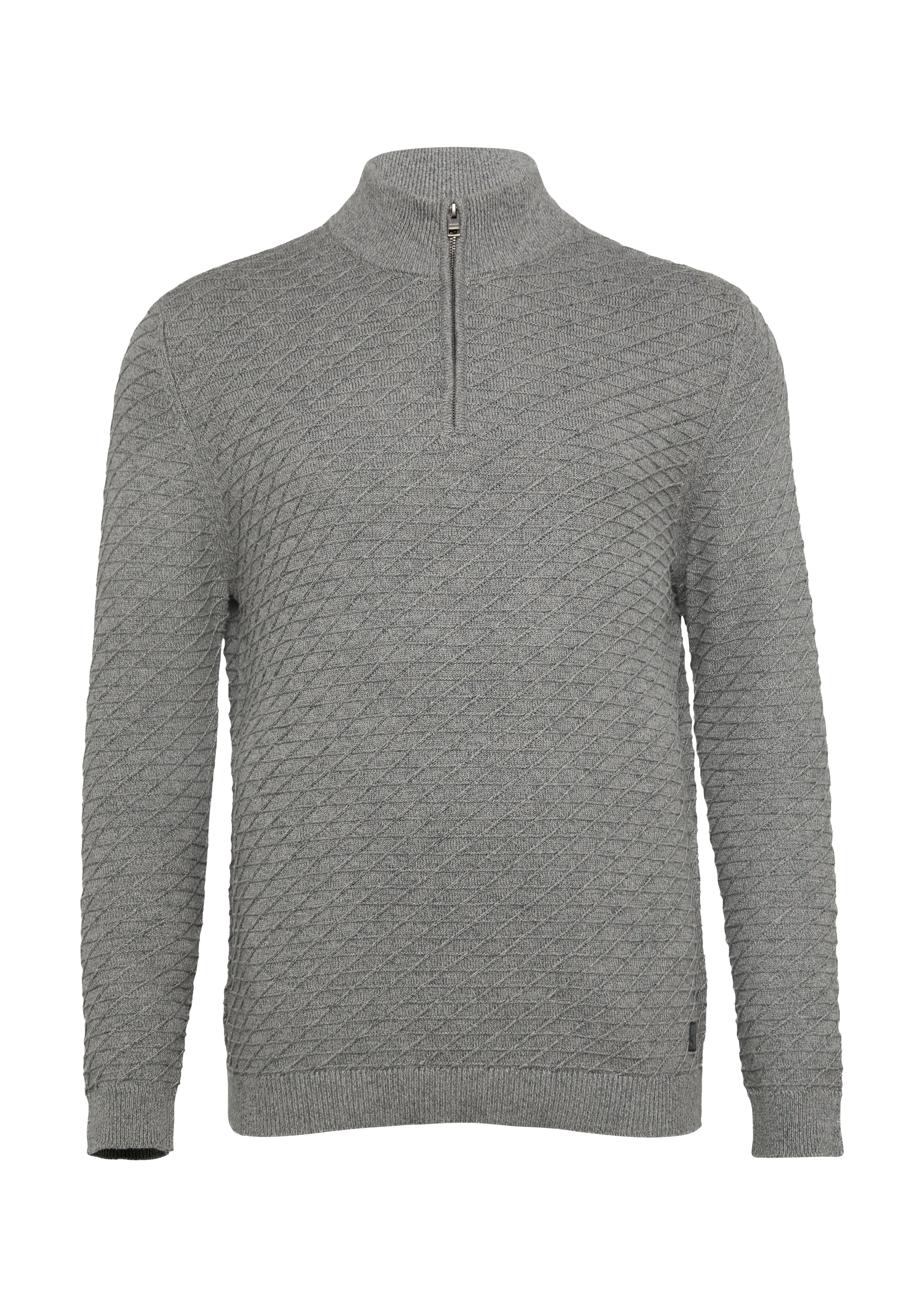 s.Oliver Men Big Sizes Pullover in Grau: Vorderseite