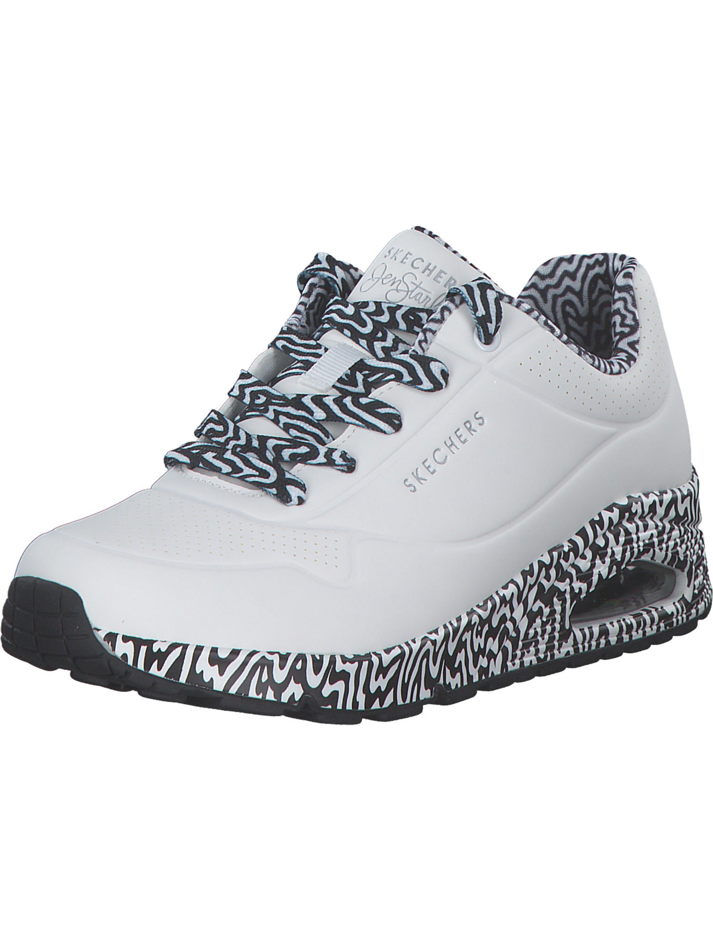 SKECHERS Sneakers laag 'Mini Drip' in Wit: voorkant