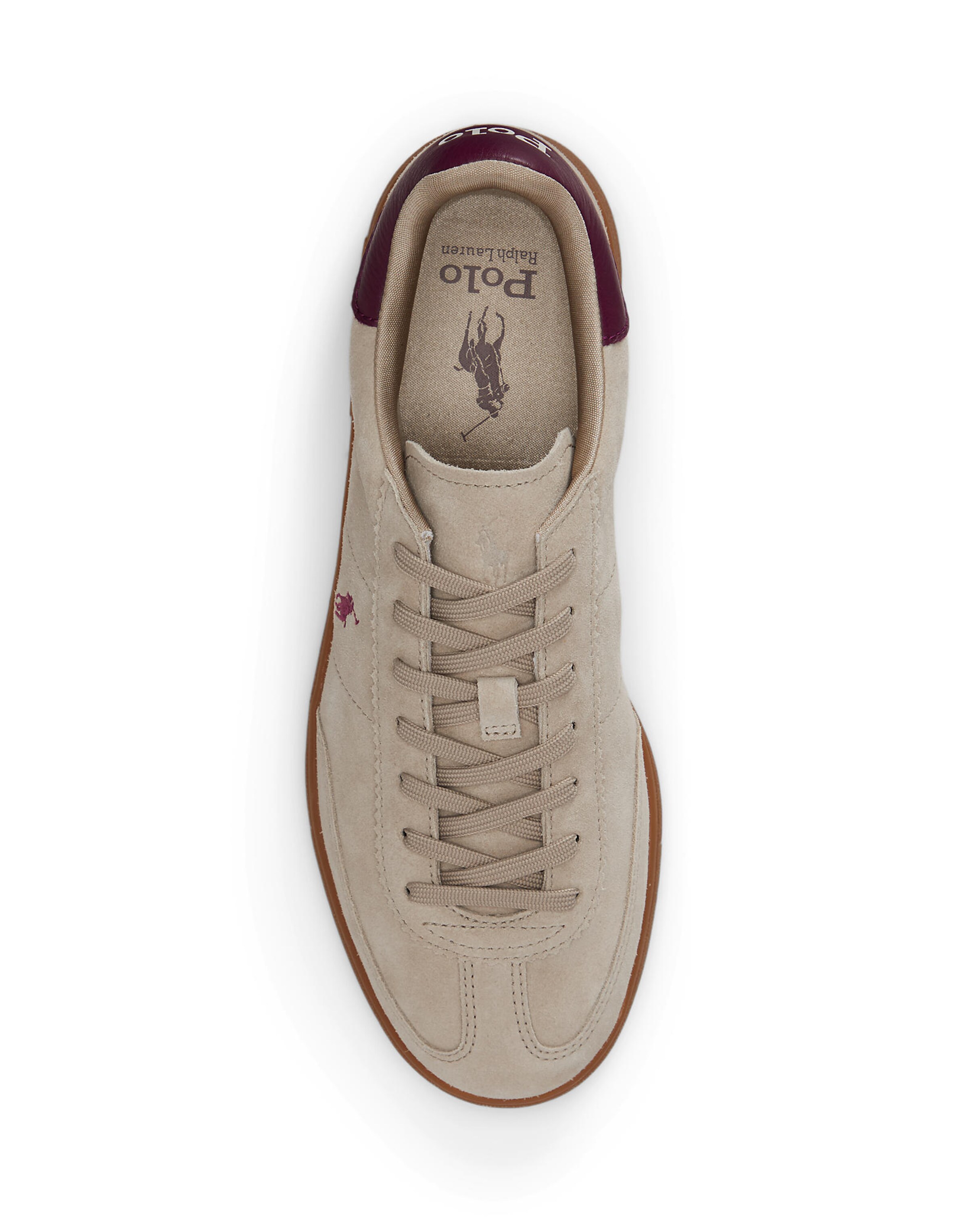 Sneaker low de la Polo Ralph Lauren pe bej