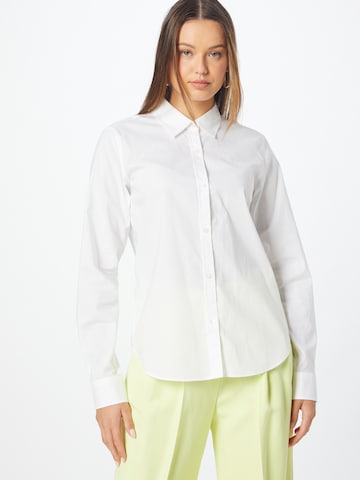 HUGO Red Blouse in White: front