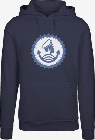 F4NT4STIC Sweatshirt 'Knut und Jan Hamburg' in Blue: front