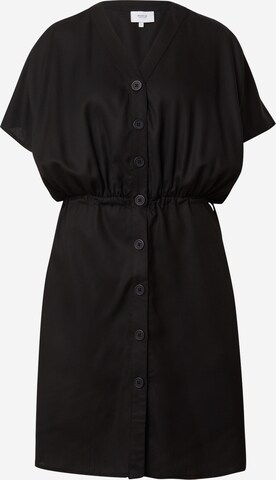 Robe-chemise 'Ley' MAKIA en noir : devant