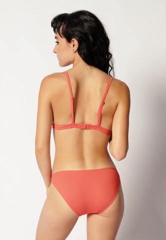 Skiny Triangel Bikinitop in Orange
