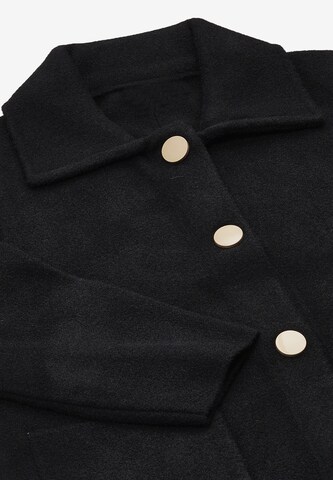 Manteau en tricot CELOCIA en noir