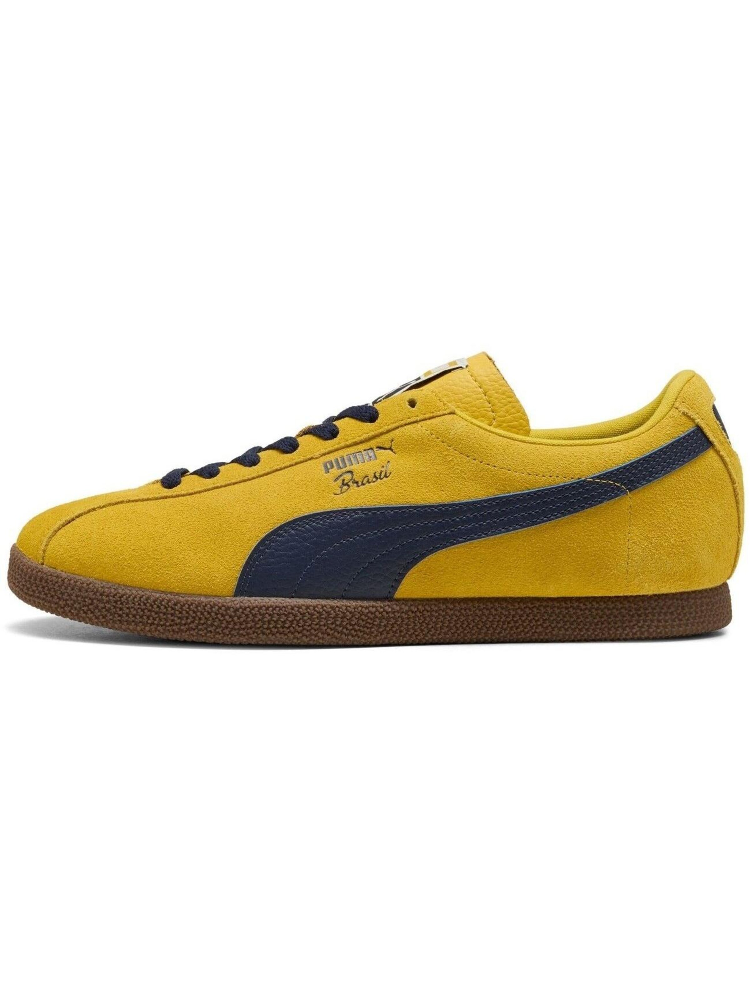 Scarpa sportiva 'Brasil Lth' di PUMA in giallo
