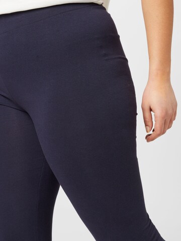 ONLY Carmakoma Skinny Leggings 'TIME' in Blauw