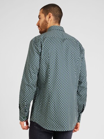 BOSS Regular fit Button Up Shirt 'HANK' in Green