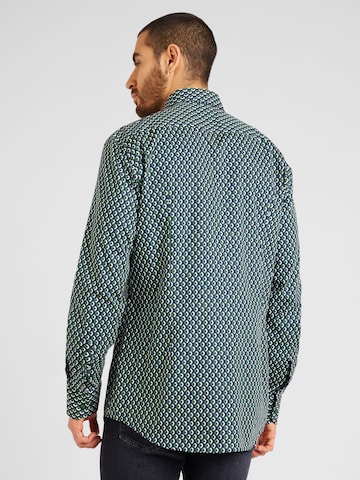 BOSS Black Regular fit Overhemd 'HANK' in Groen