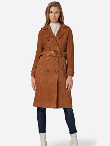 Manteau mi-saison 'Gloria' RICANO en marron