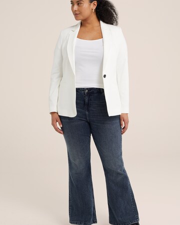 Blazer di WE Fashion in bianco