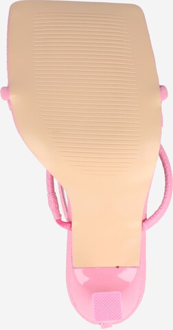 Public Desire Strap Sandals in Pink