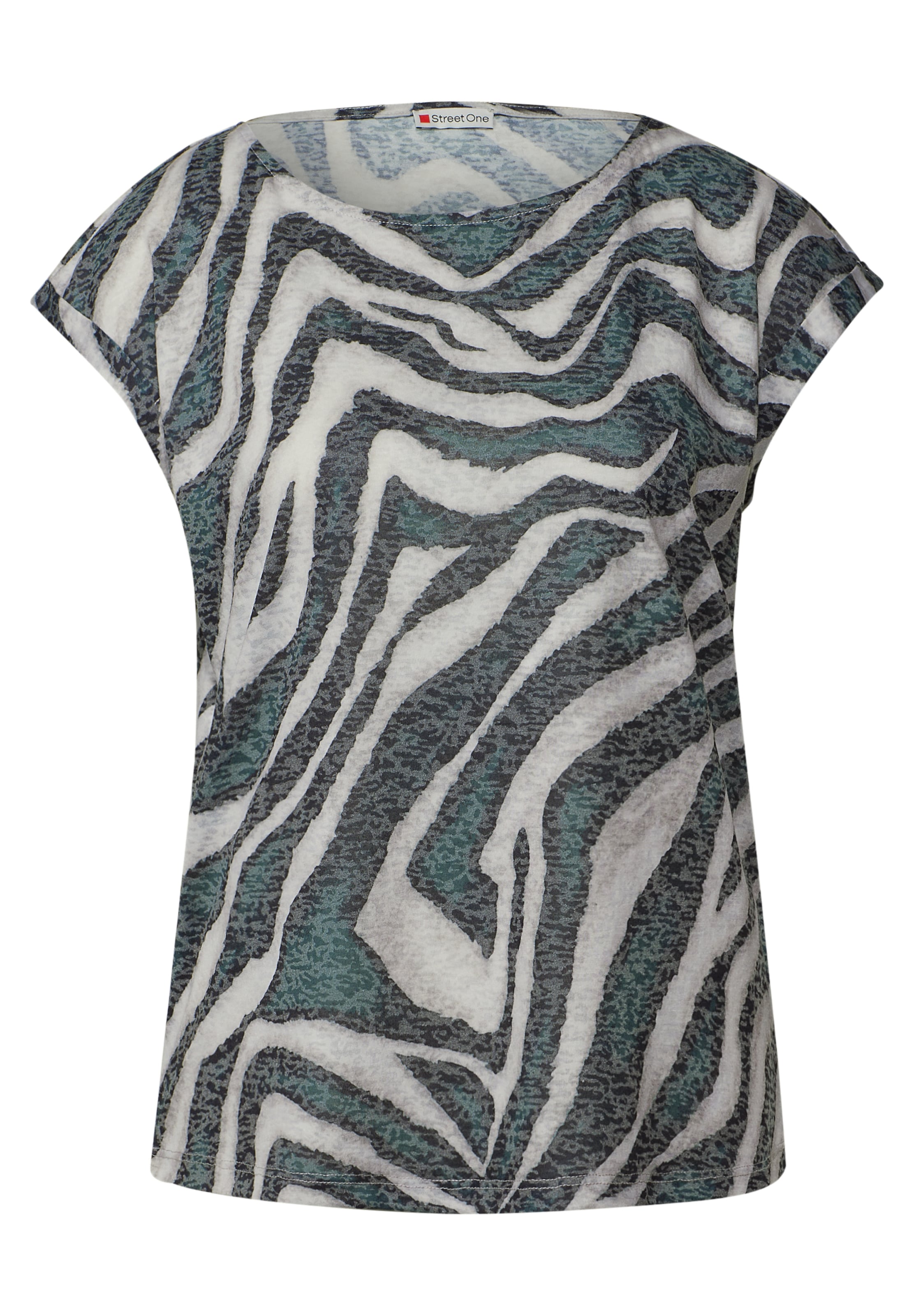 STREET ONE Shirt in Green: front