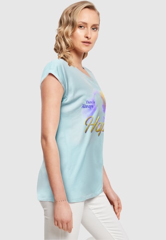 ABSOLUTE CULT Shirt 'Wish - Gradient There Is Always Hope' in Blauw