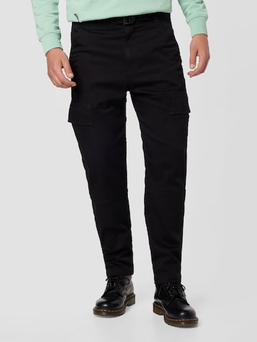 DIESEL Cargo Jeans 'KROOLEY' in Black: front